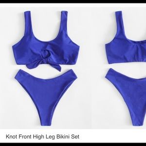 Royal blue bikini new xl